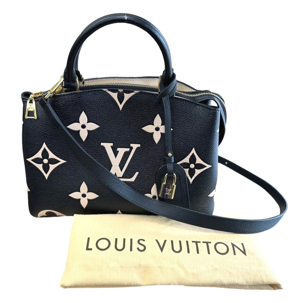 Louis Vuitton Black Monogram Empreinte Shoulder Bag
