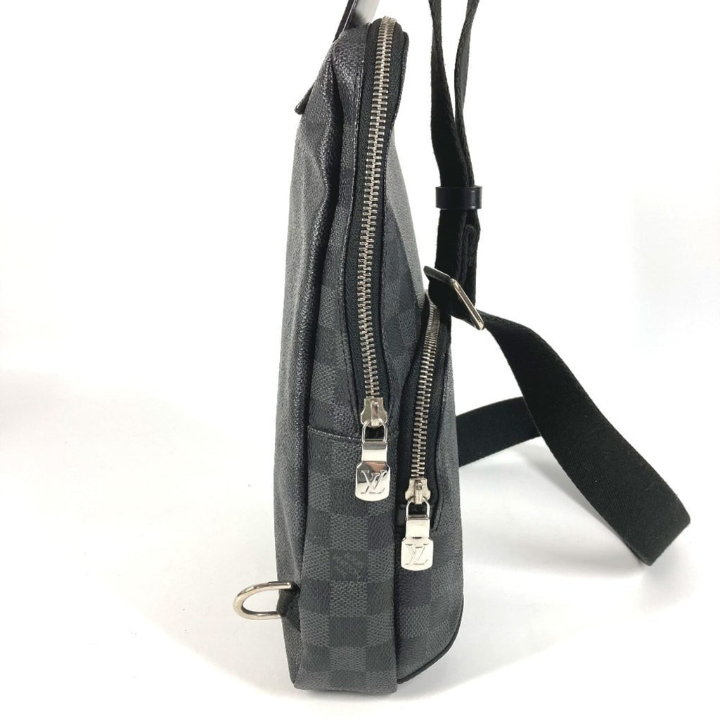 Louis Vuitton Black Damier Graphite Canvas Shoulder Bag Sling Bag