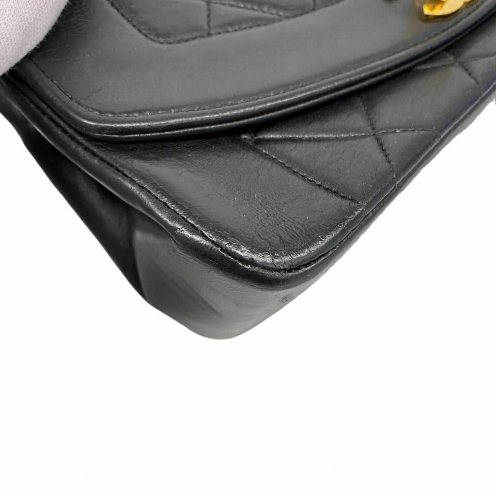 Chanel Black Leather Shoulder Bag