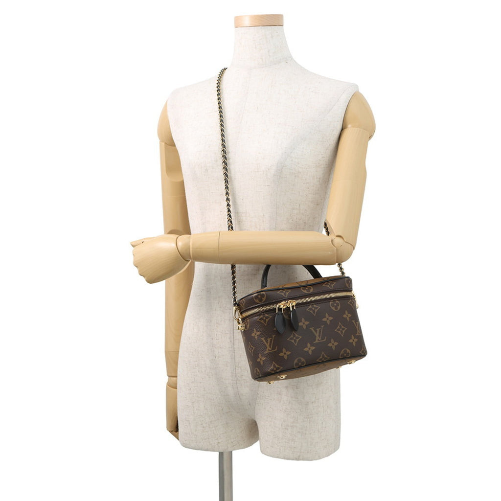 Louis Vuitton Noir Monogram Reverse Monogram Handbag