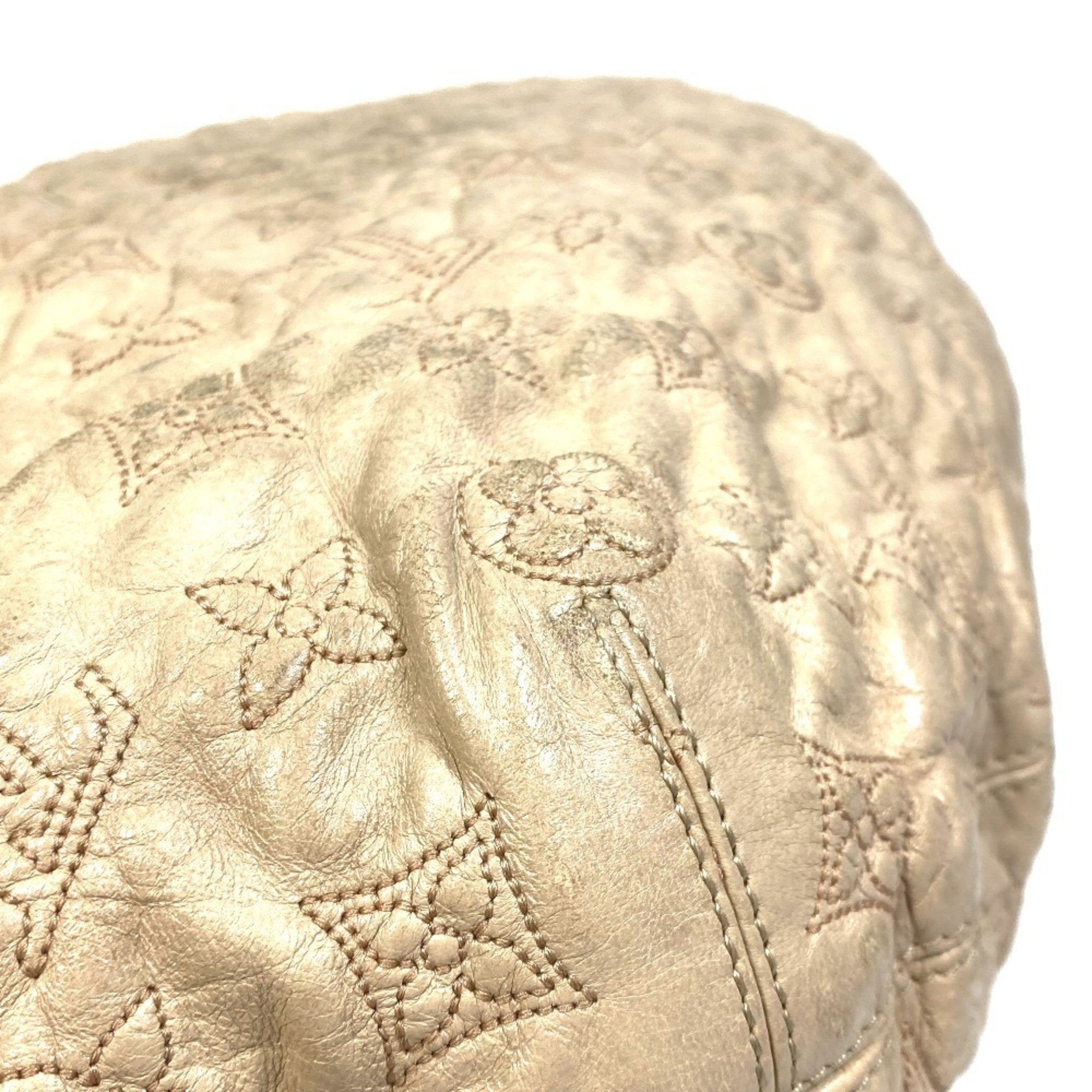Louis Vuitton Monogram Olympe Beige Ecru Leather Shoulder Bag