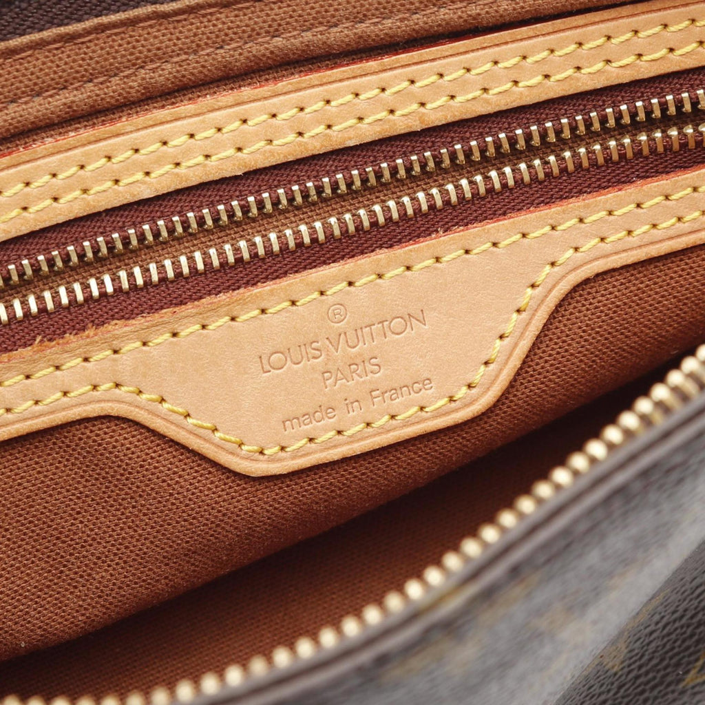 Louis Vuitton Brown Coated Canvas Pvc Leather Shoulder Bag