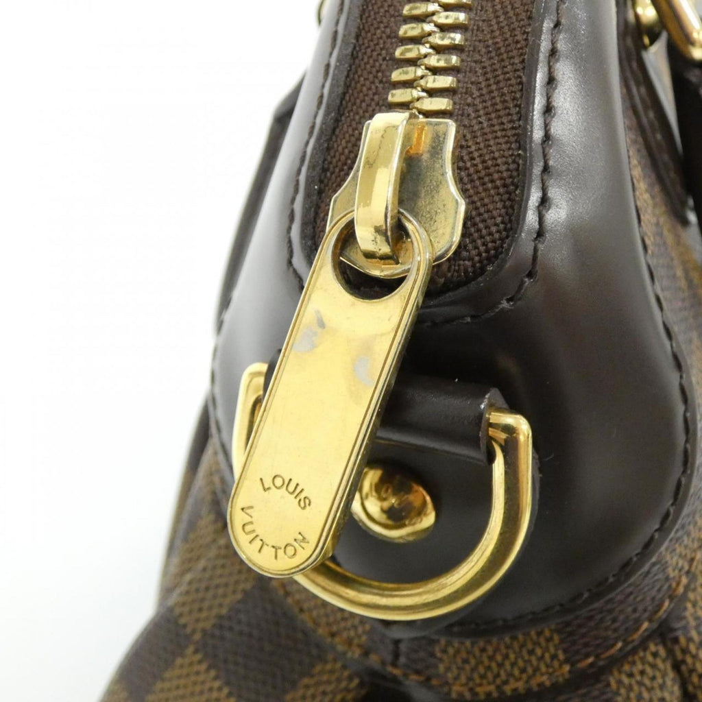 Louis Vuitton Brown Coated Canvas Handbag