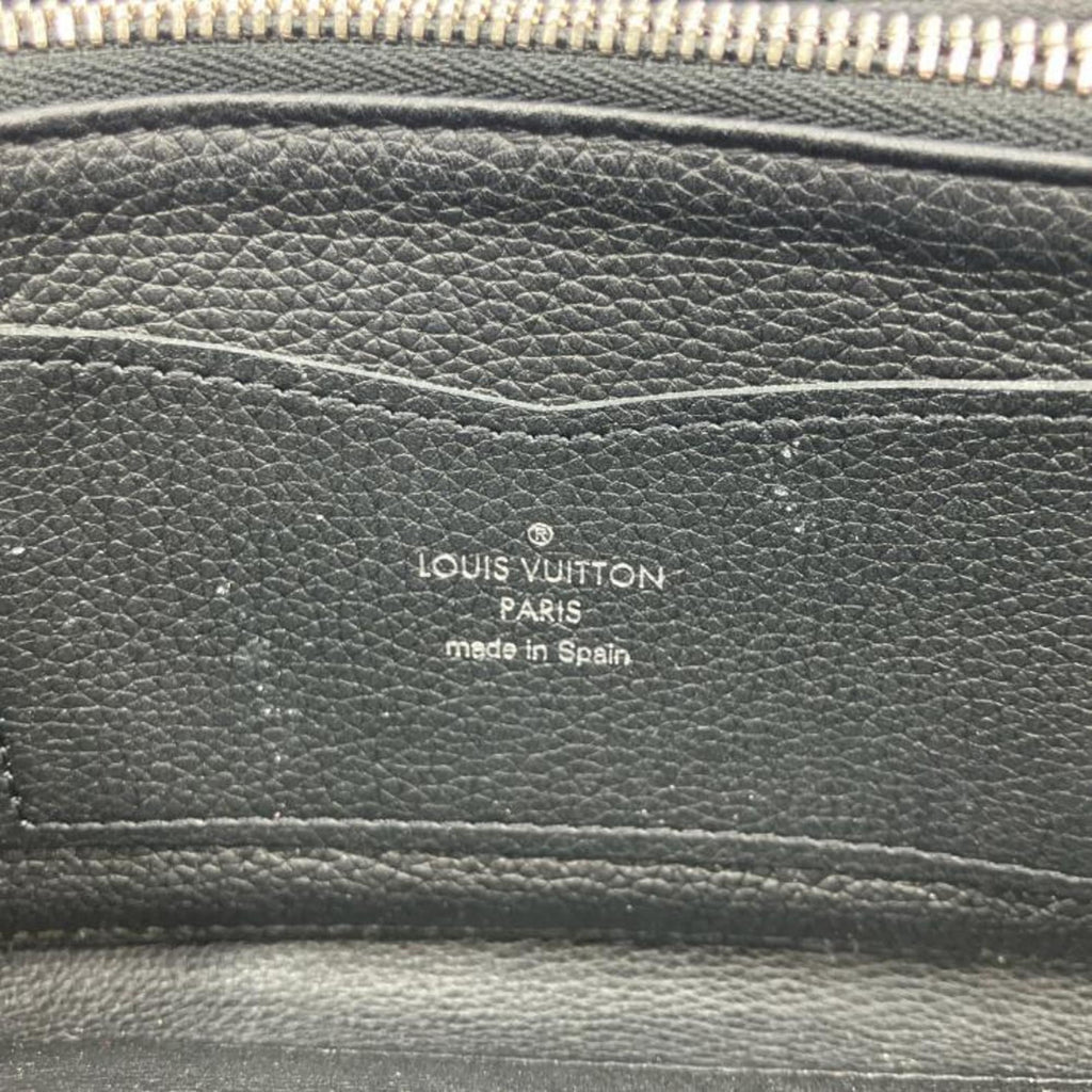 Louis Vuitton Black Noir Leather Long Wallet