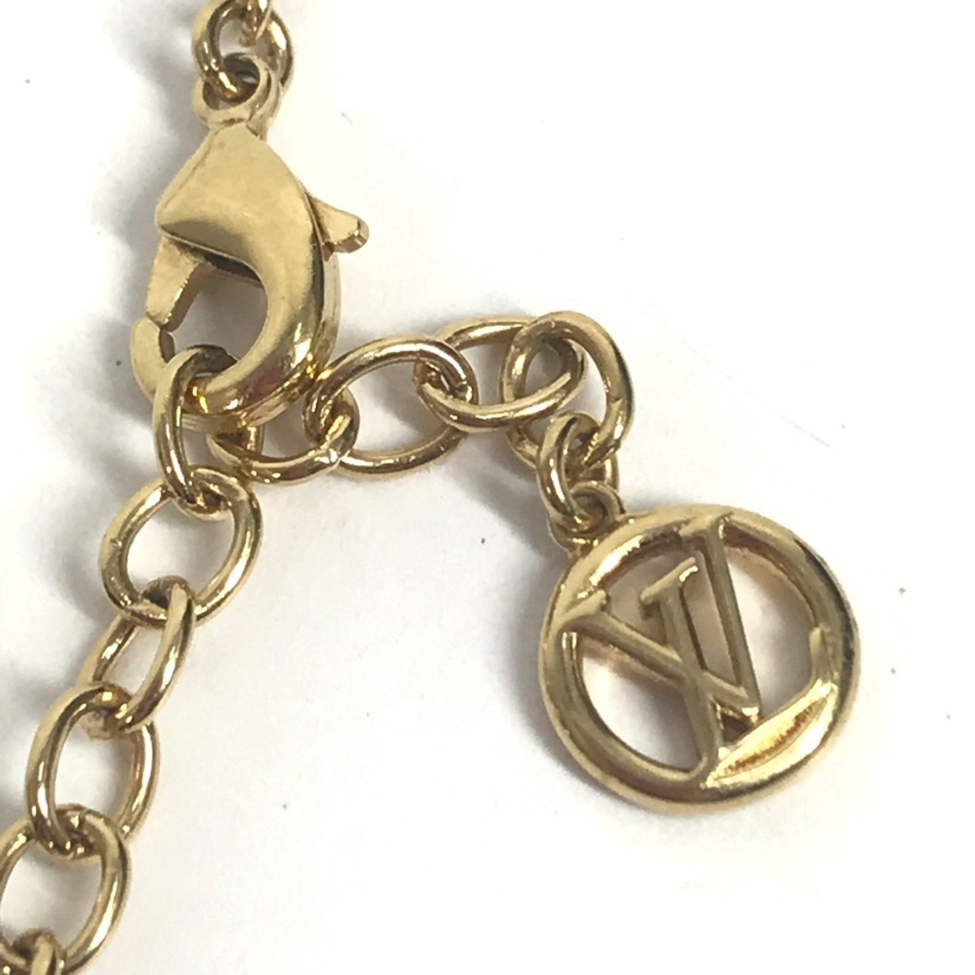 Louis Vuitton Gold Multi-Color Metal Necklace