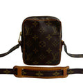 Louis Vuitton Brown Leather Pvc Pochette Shoulder Bag