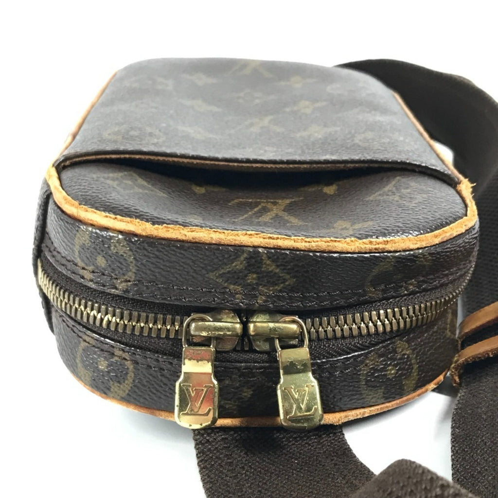 Louis Vuitton Brown Monogram Pochette Shoulder Bag Sling Bag