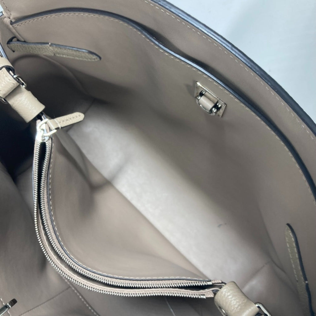 Louis Vuitton Gray Tourterelle Leather Handbag Shoulder Bag Tote Bag