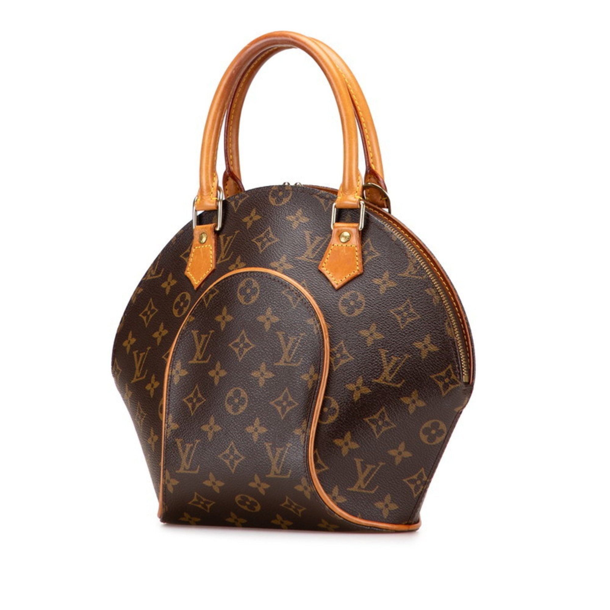 Louis Vuitton Monogram Brown Pvc Leather Handbag