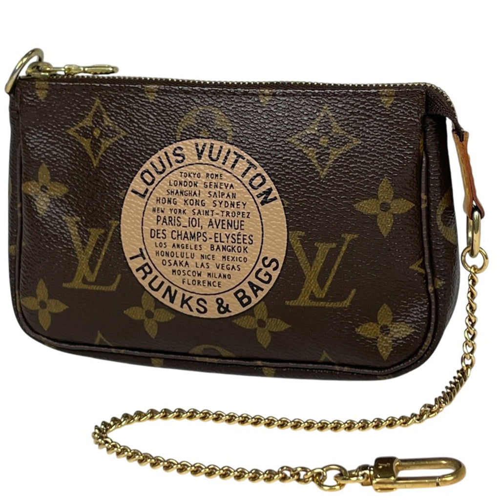 Louis Vuitton Brown Monogram Pochette Pouch