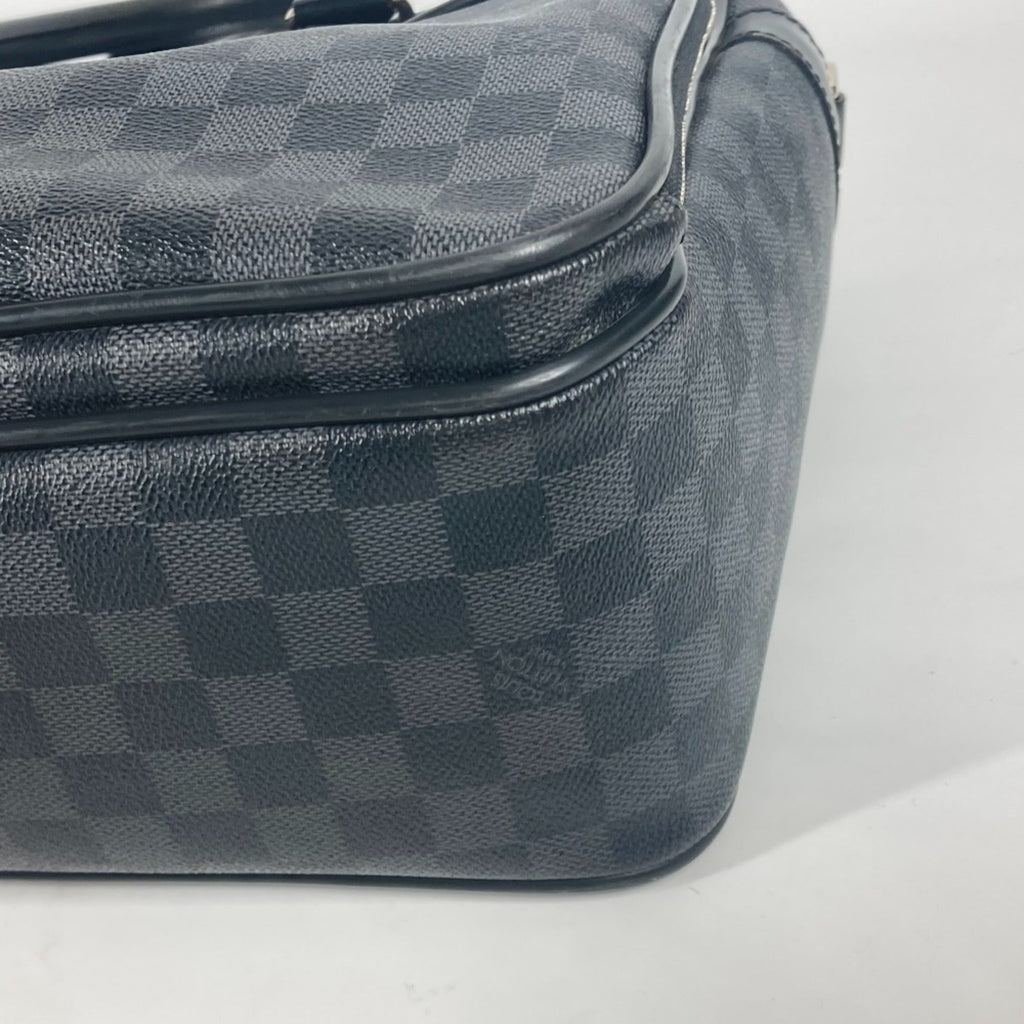 Louis Vuitton Black Damier Graphite Handbag Tote Bag