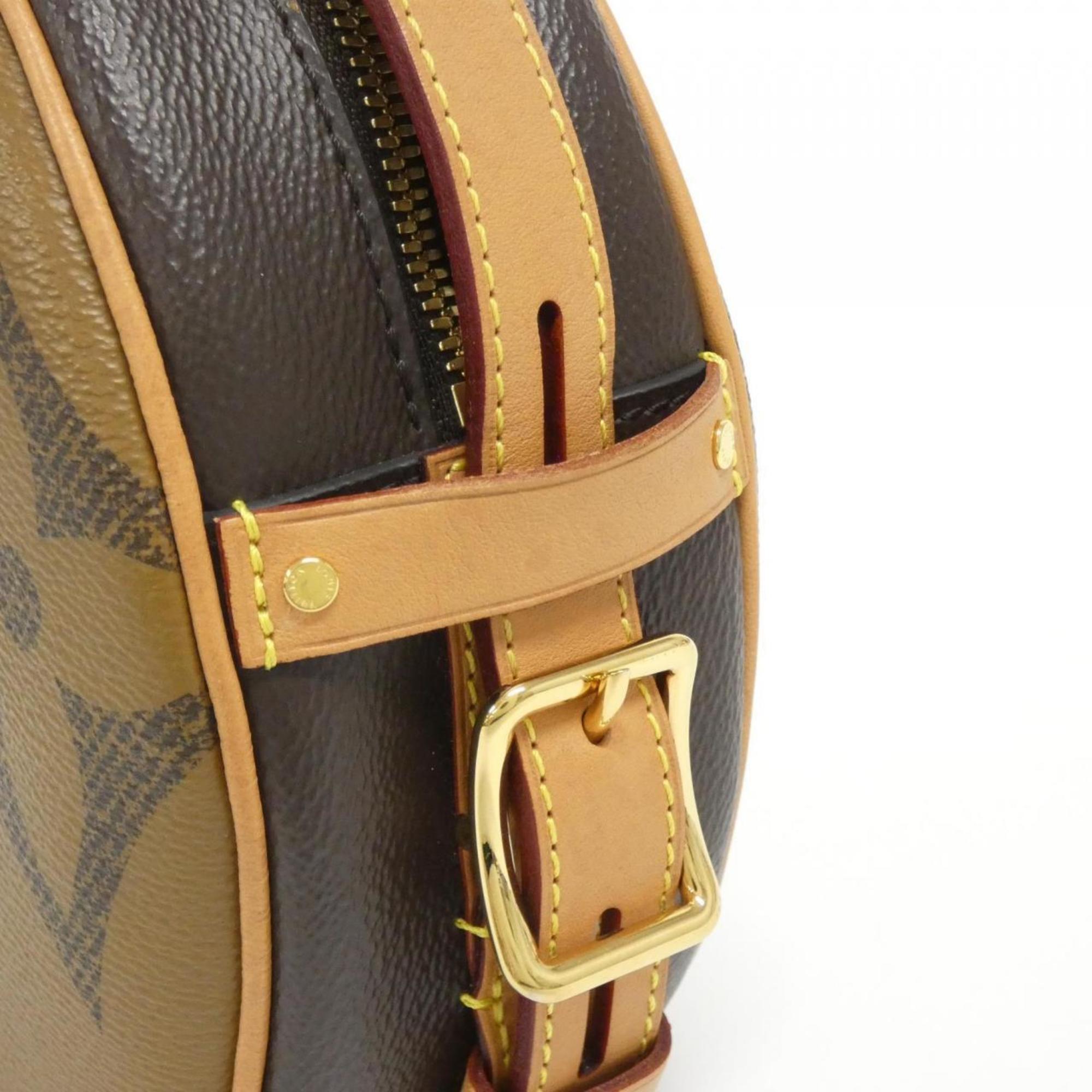Louis Vuitton Marron Coated Canvas Shoulder Bag