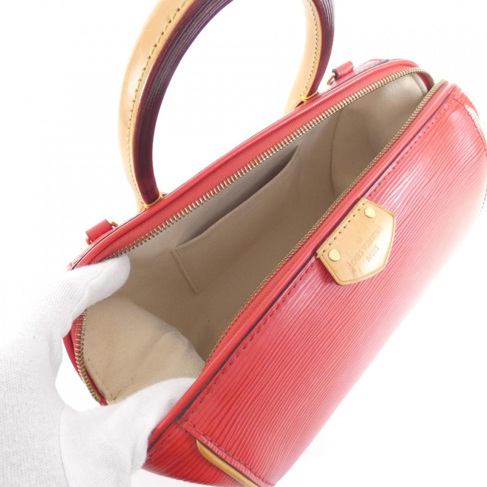 Louis Vuitton Epi Coquelicots Leather Boston Bag
