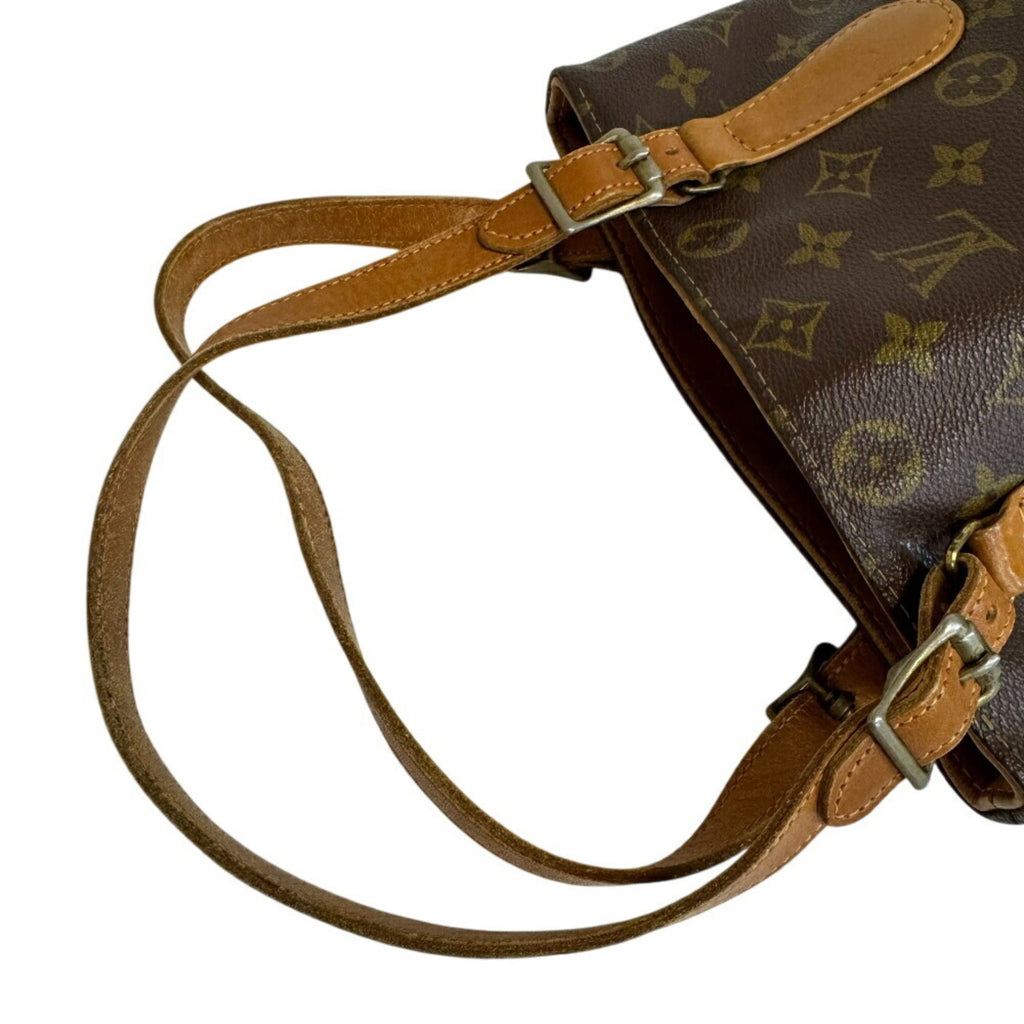 Louis Vuitton Brown Leather Shoulder Bag