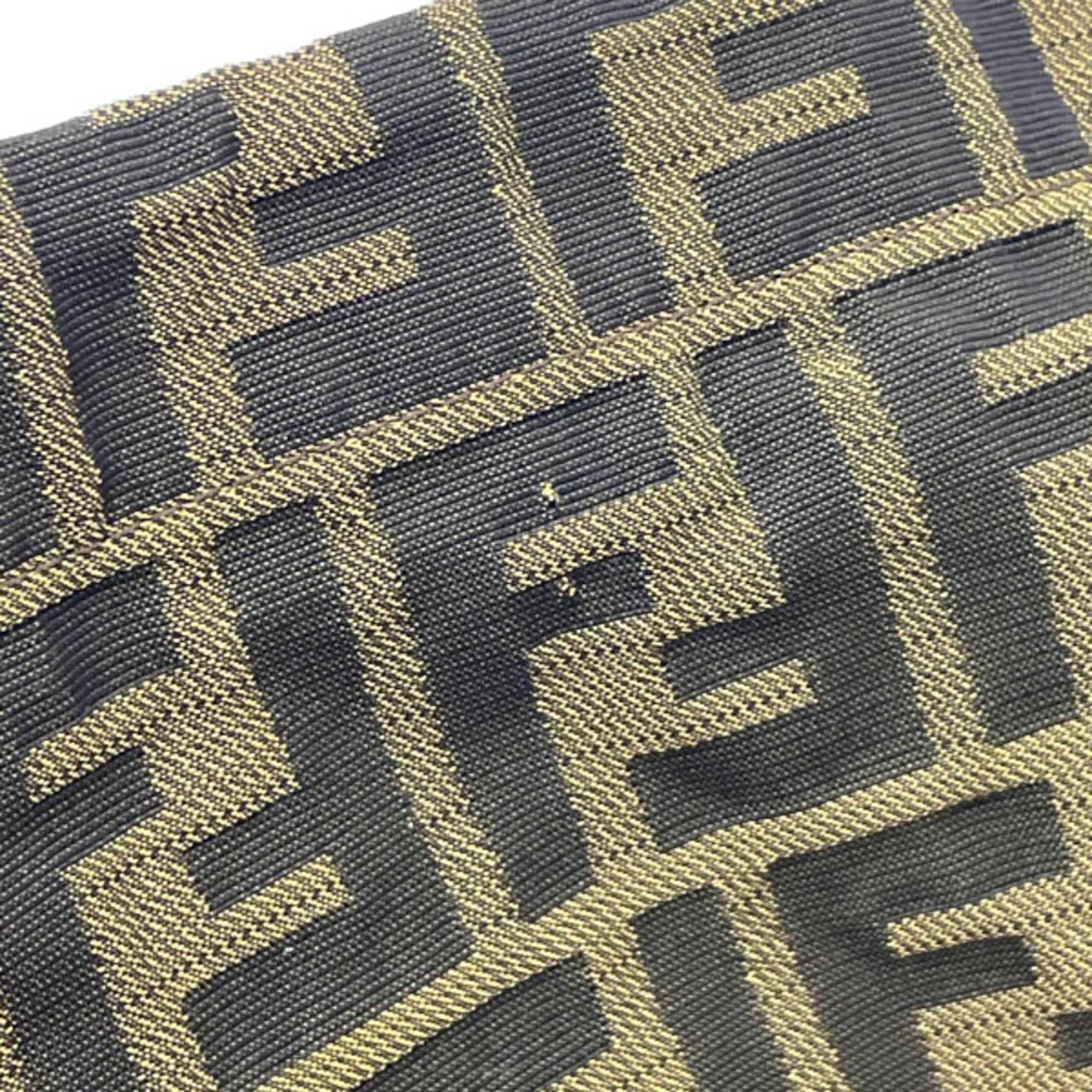 Fendi Black Khaki Pouch