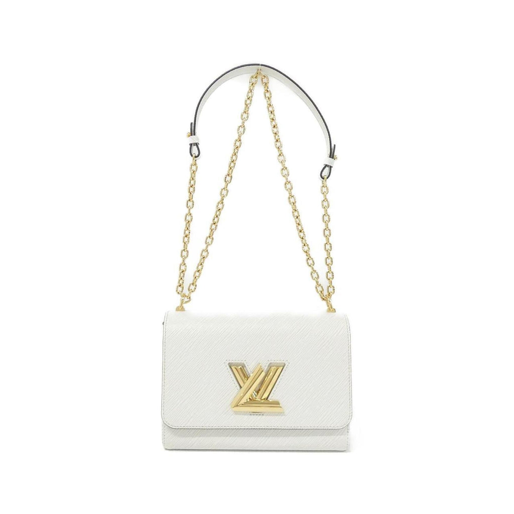 Louis Vuitton White Leather Shoulder Bag