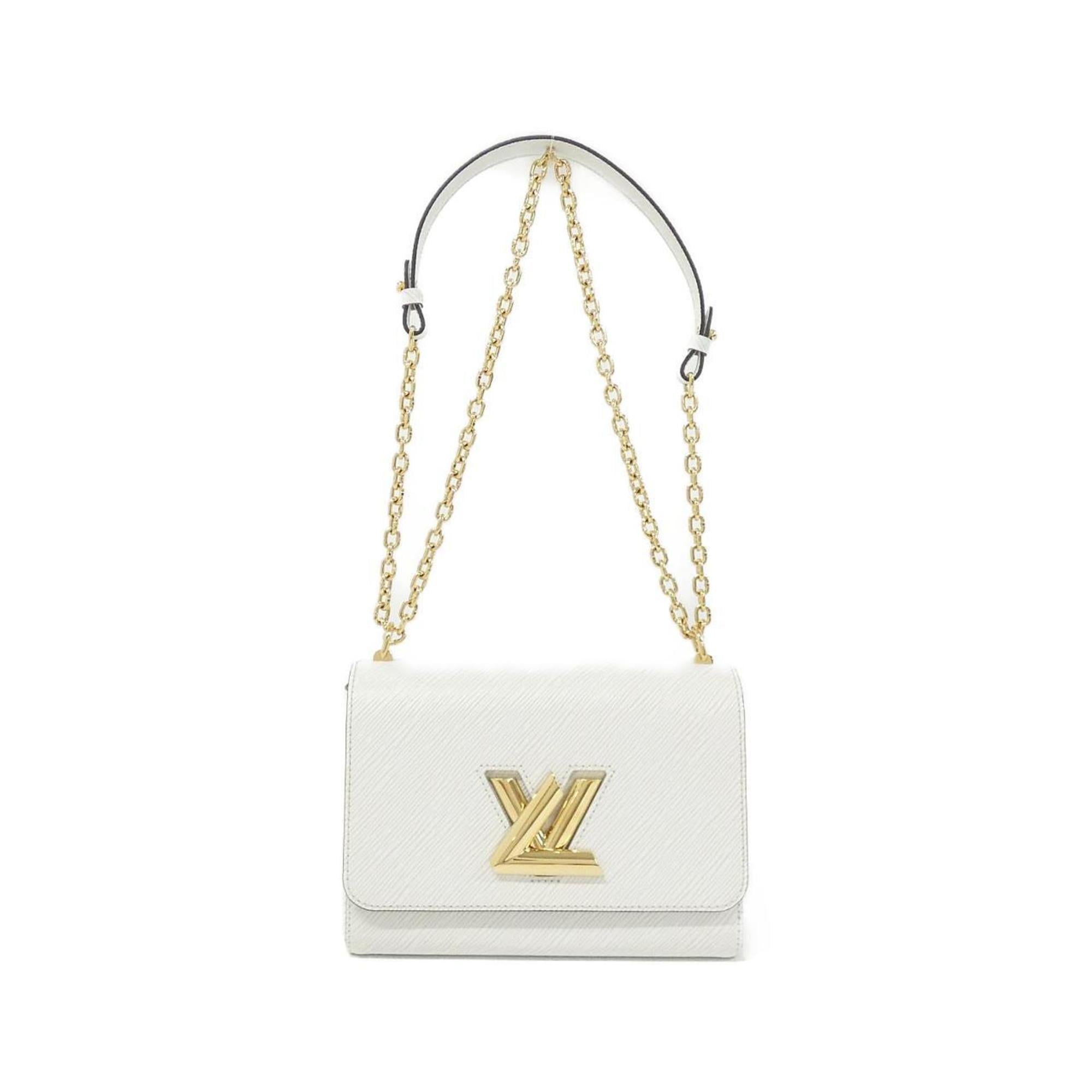 Louis Vuitton White Leather Shoulder Bag