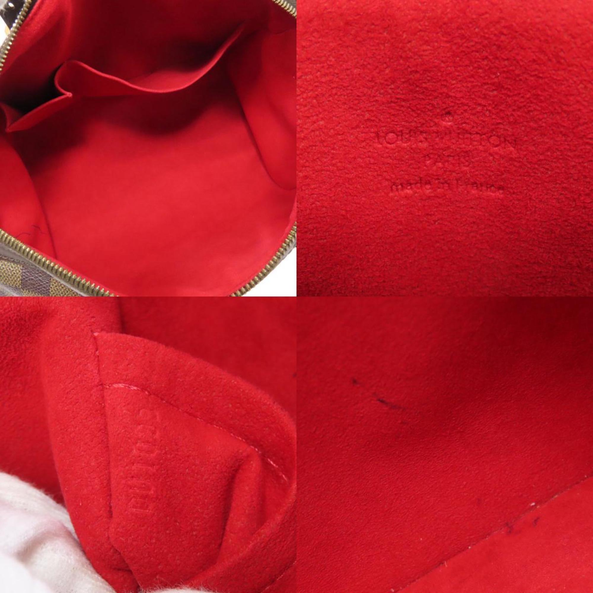 Louis Vuitton Brown Ebene Damier Canvas Boston Bag