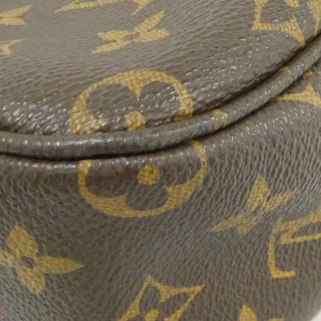 Louis Vuitton Brown Coated Canvas Handbag