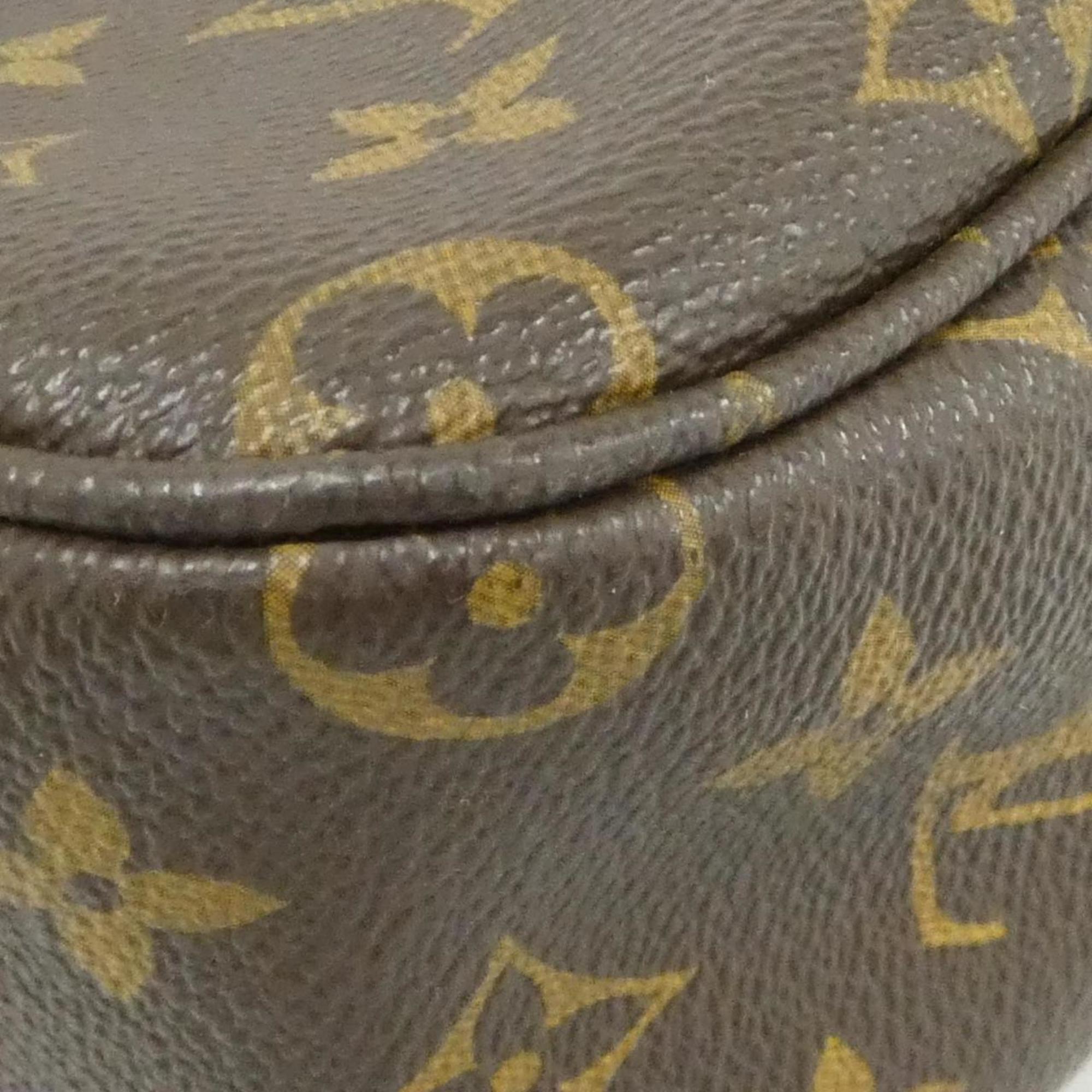 Louis Vuitton Brown Coated Canvas Handbag