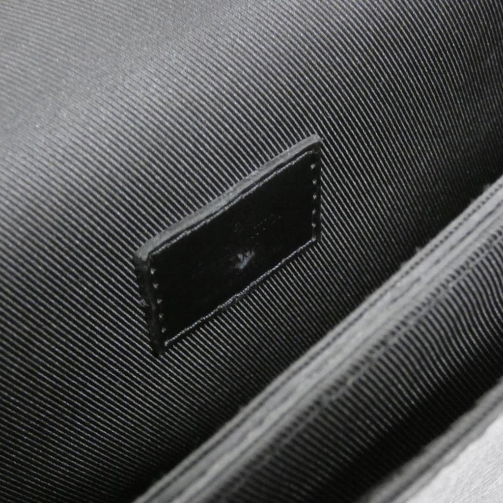 Louis Vuitton Black Coated Canvas Shoulder Bag