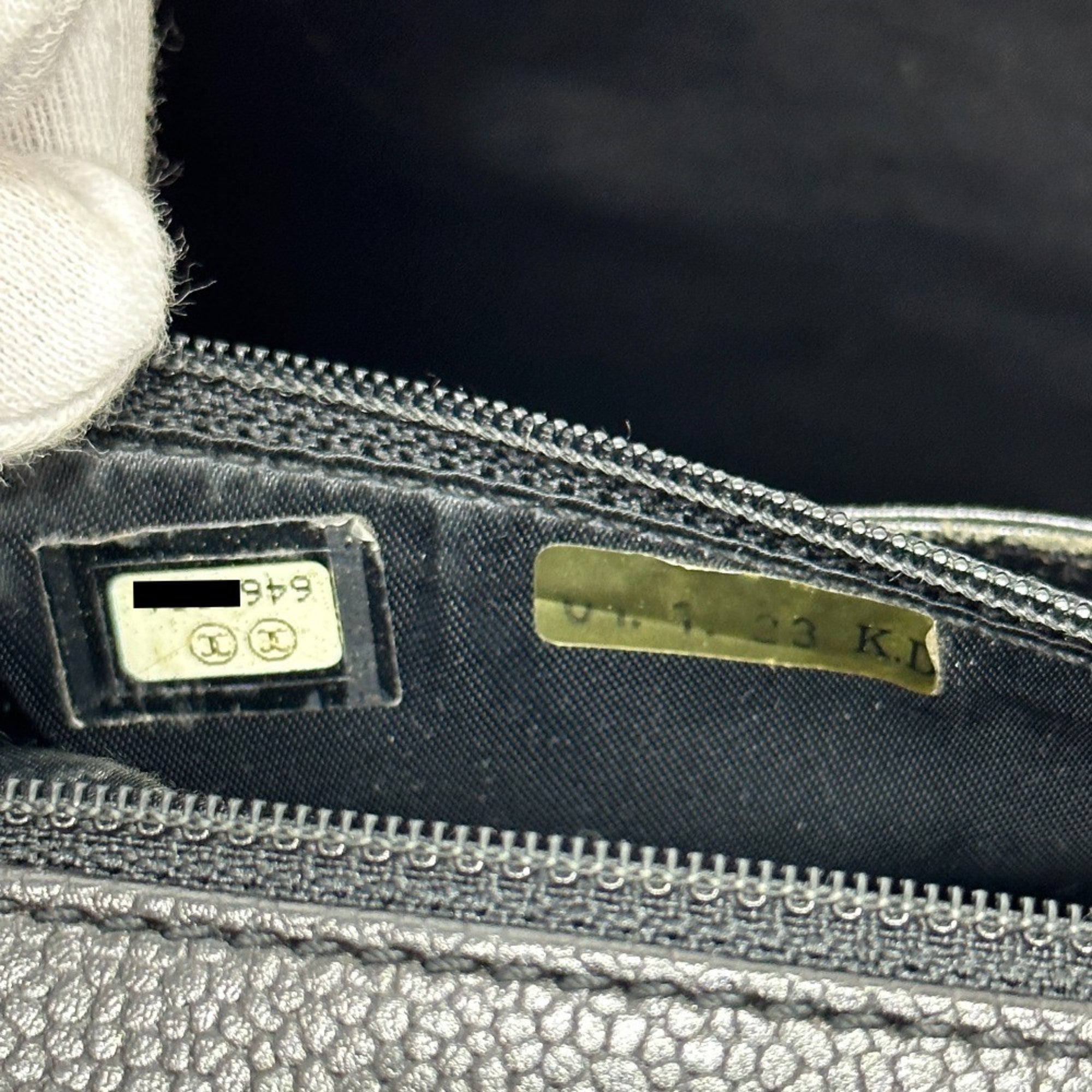 Chanel Black Leather Handbag