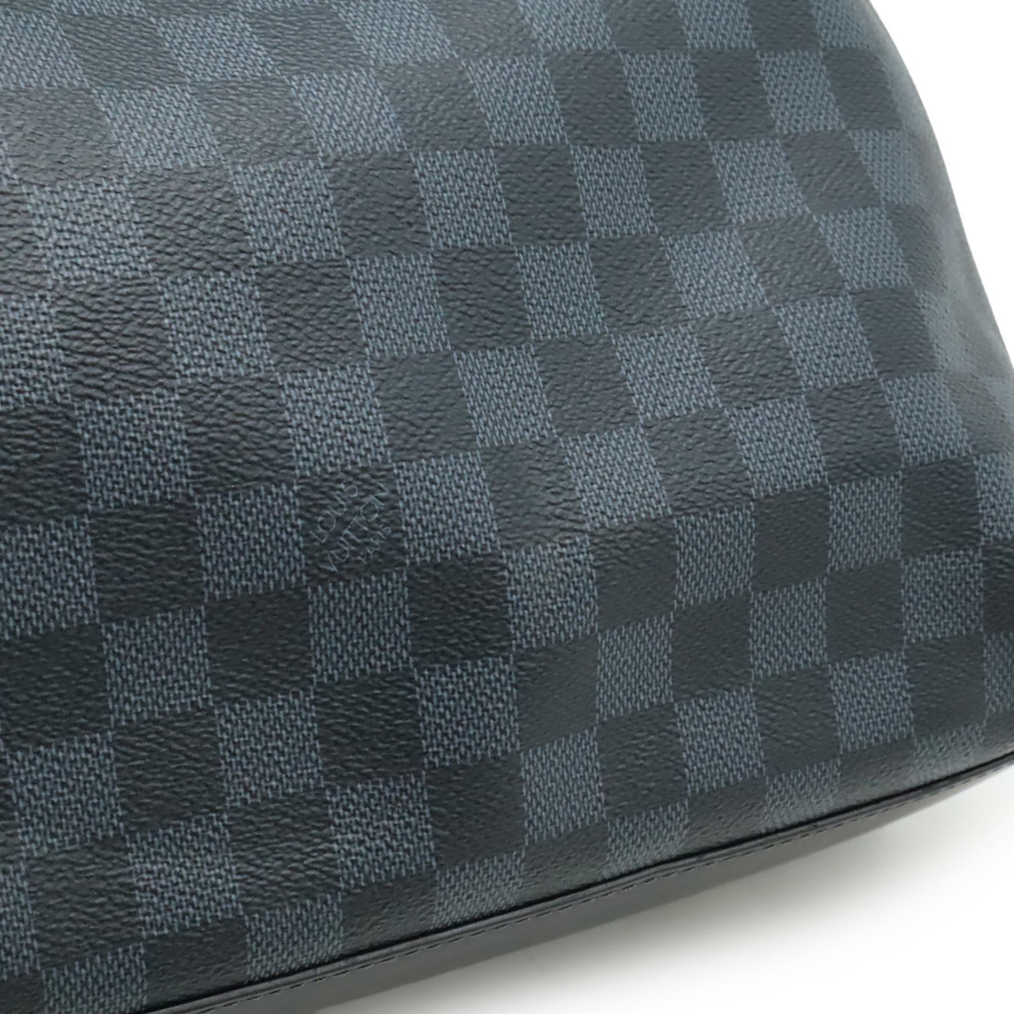 Louis Vuitton Damier Cobalt Black Blue Pvc Shoulder Bag Tote Bag