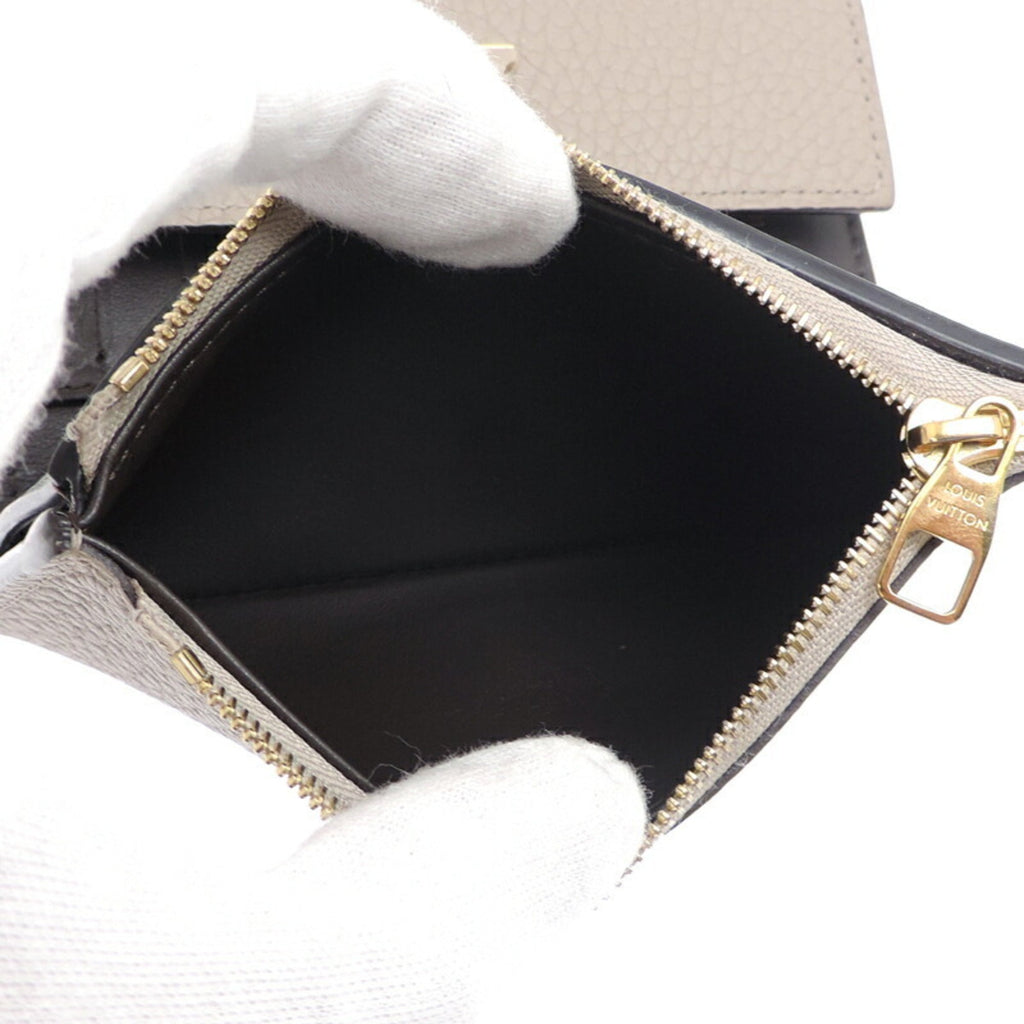 Louis Vuitton Galle Gray Leather Wallet
