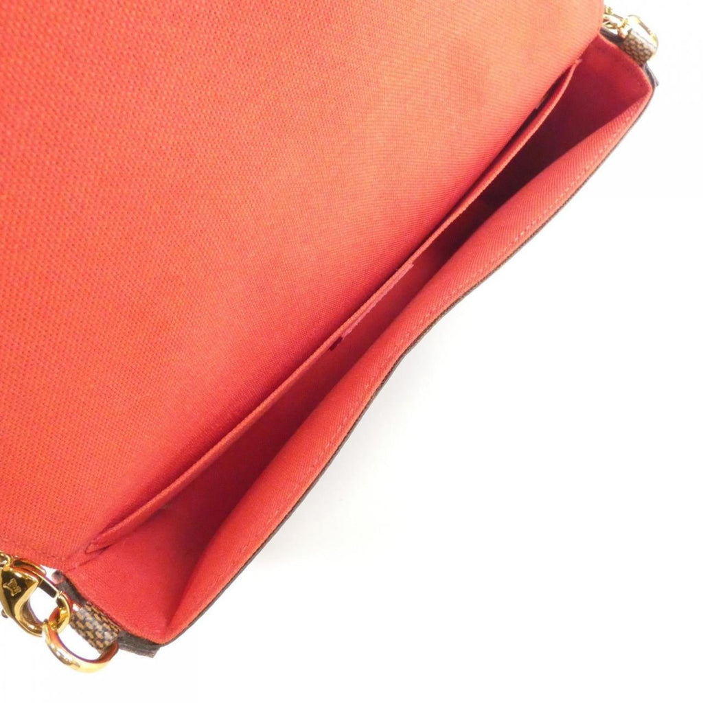 Louis Vuitton Ebene Coated Canvas Pochette Shoulder Bag