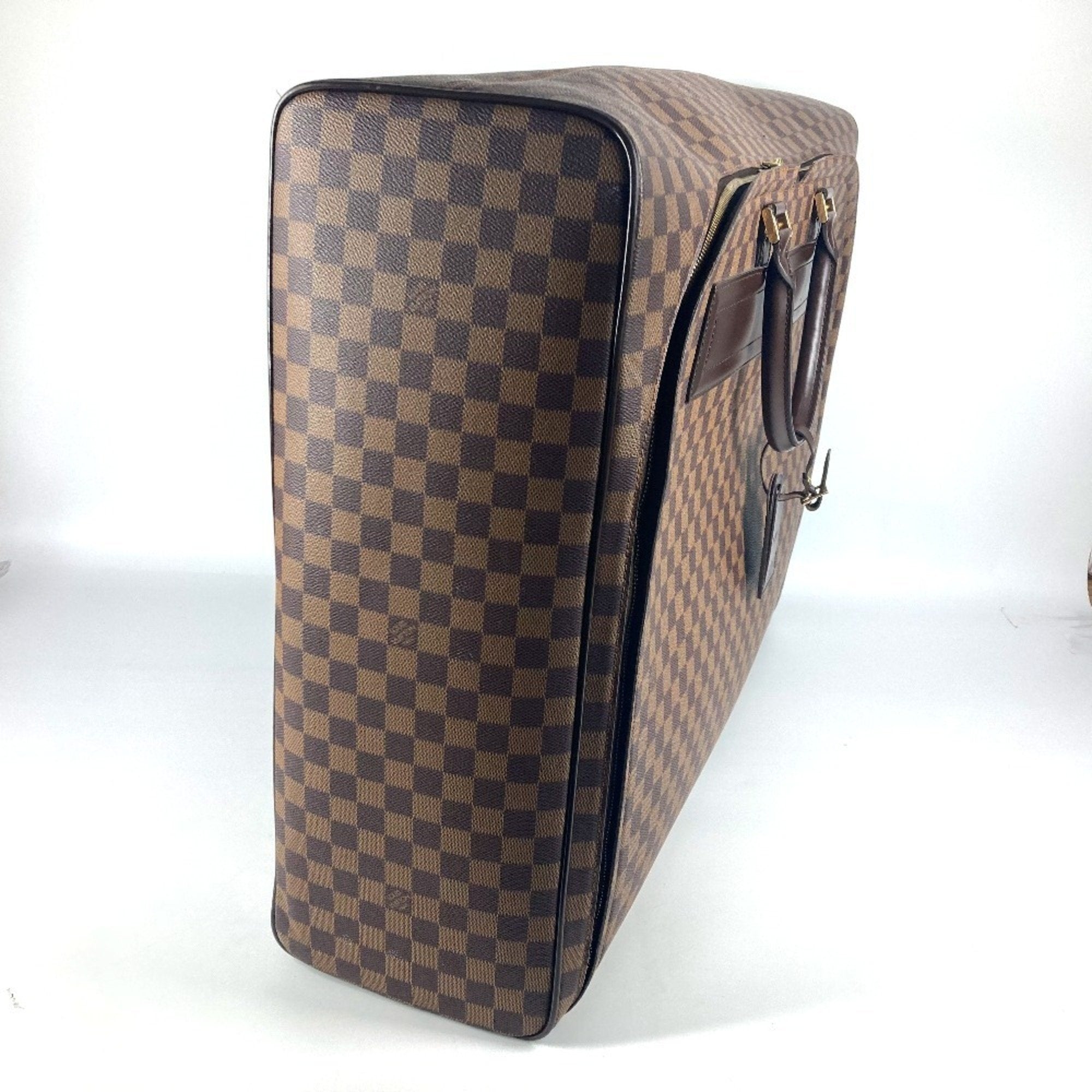 Louis Vuitton Brown Damier Canvas Ebene Damier Canvas Boston Bag