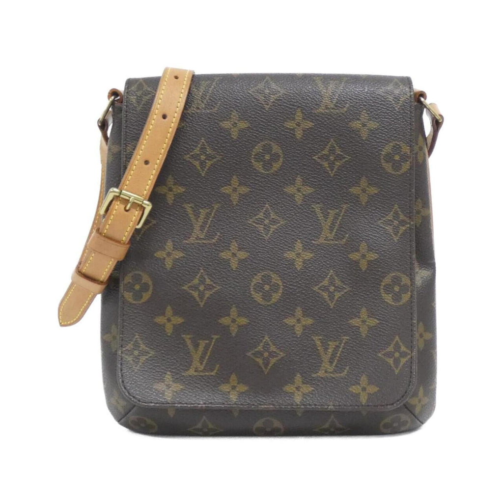 Louis Vuitton Brown Coated Canvas Shoulder Bag