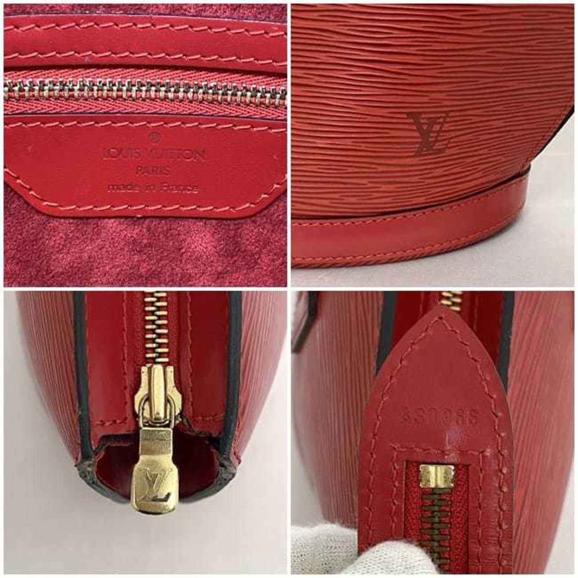 Louis Vuitton Castilian Red Epi Leather Tote Bag