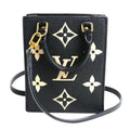 Louis Vuitton Beige Black Monogram Empreinte Shoulder Bag