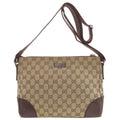 Gucci Gg Canvas Brown Gg Canvas Shoulder Bag (Pre-Owned)