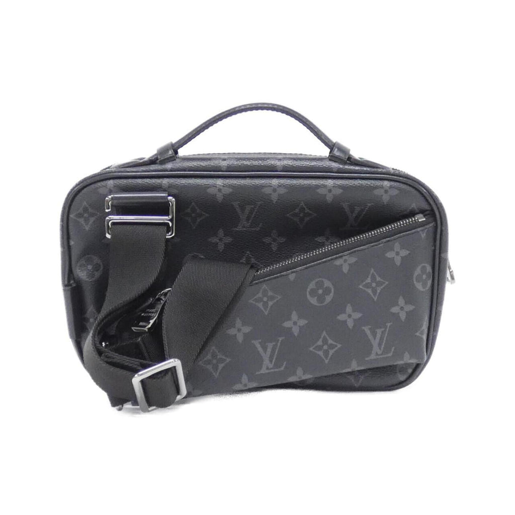 Louis Vuitton Black Coated Canvas Shoulder Bag