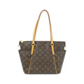 Louis Vuitton Brown Coated Canvas Handbag