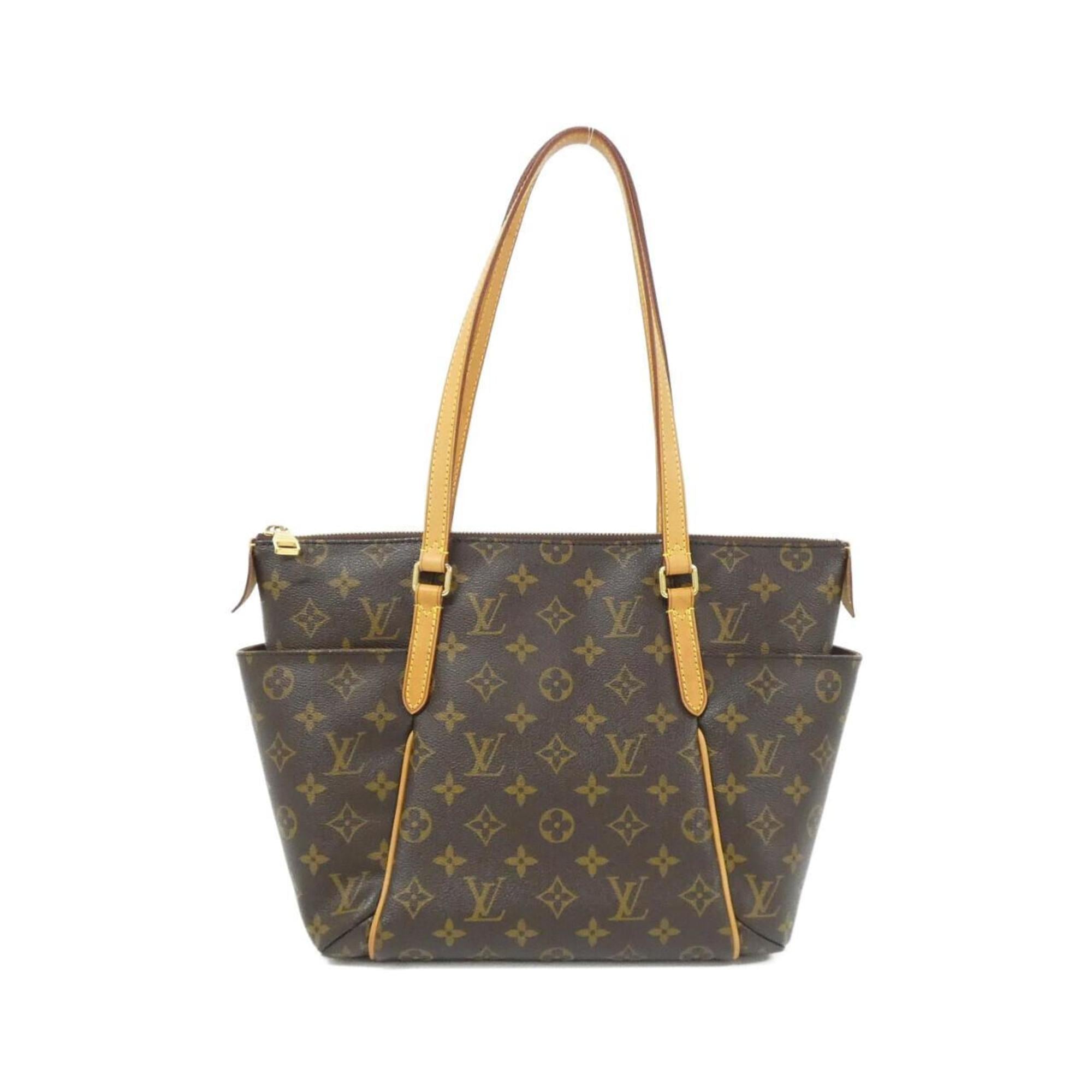 Louis Vuitton Brown Coated Canvas Handbag
