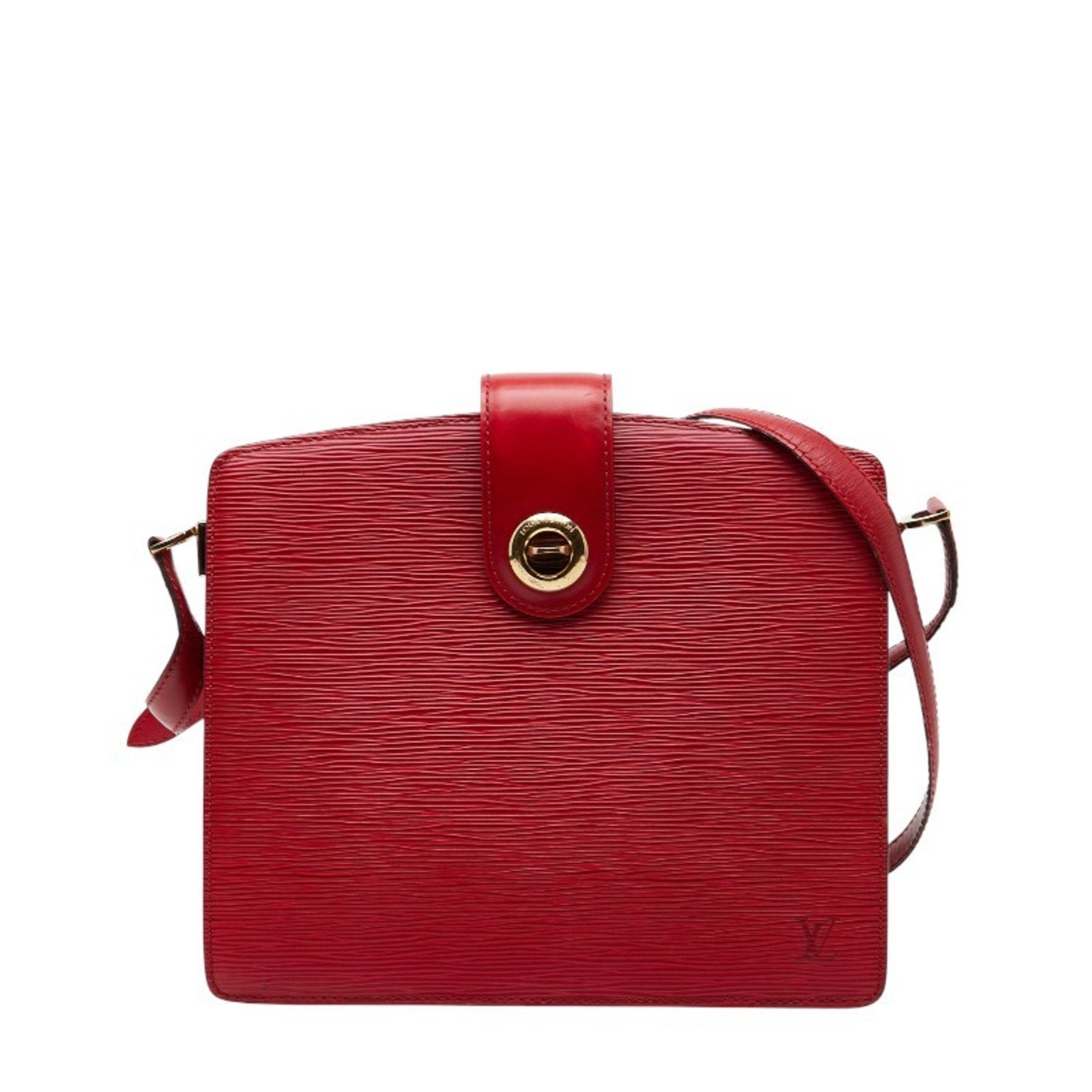 Louis Vuitton Castilian Red Leather Shoulder Bag