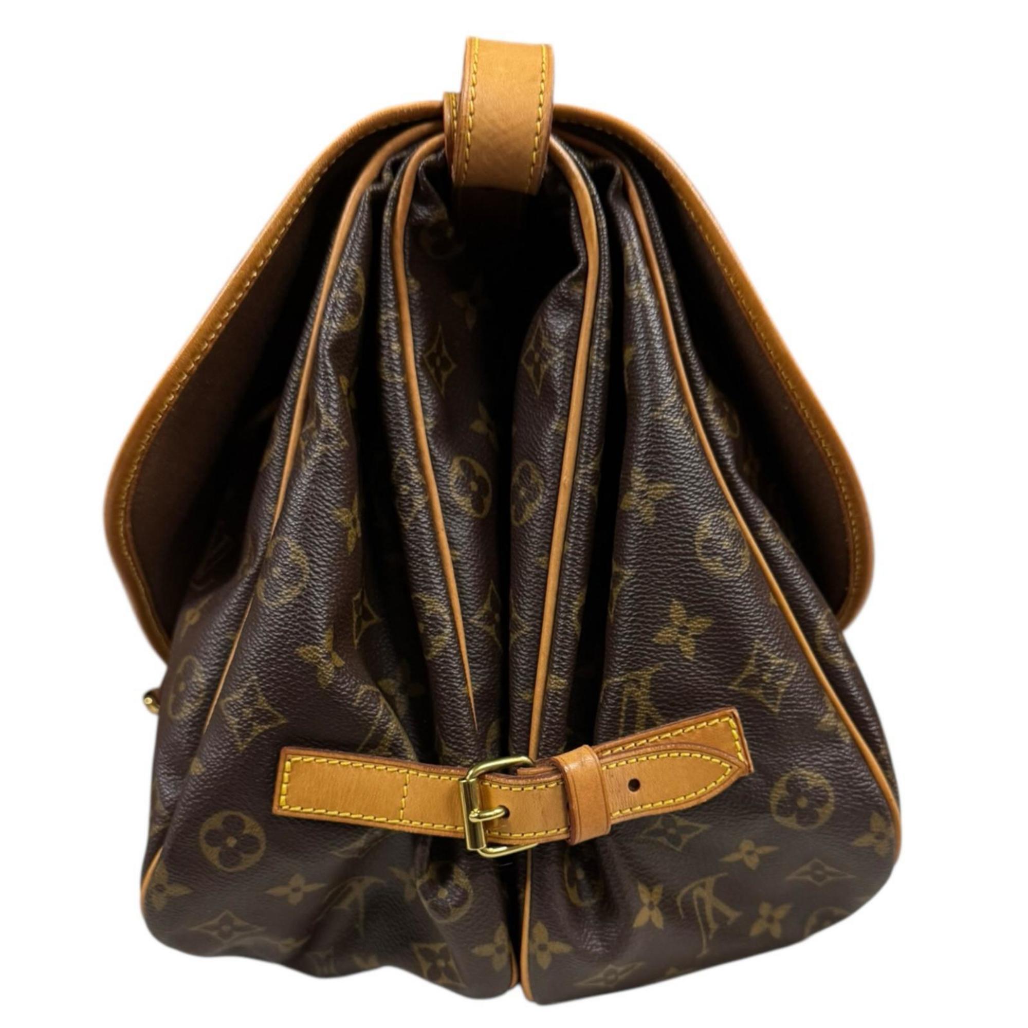 Louis Vuitton Brown Monogram Shoulder Bag