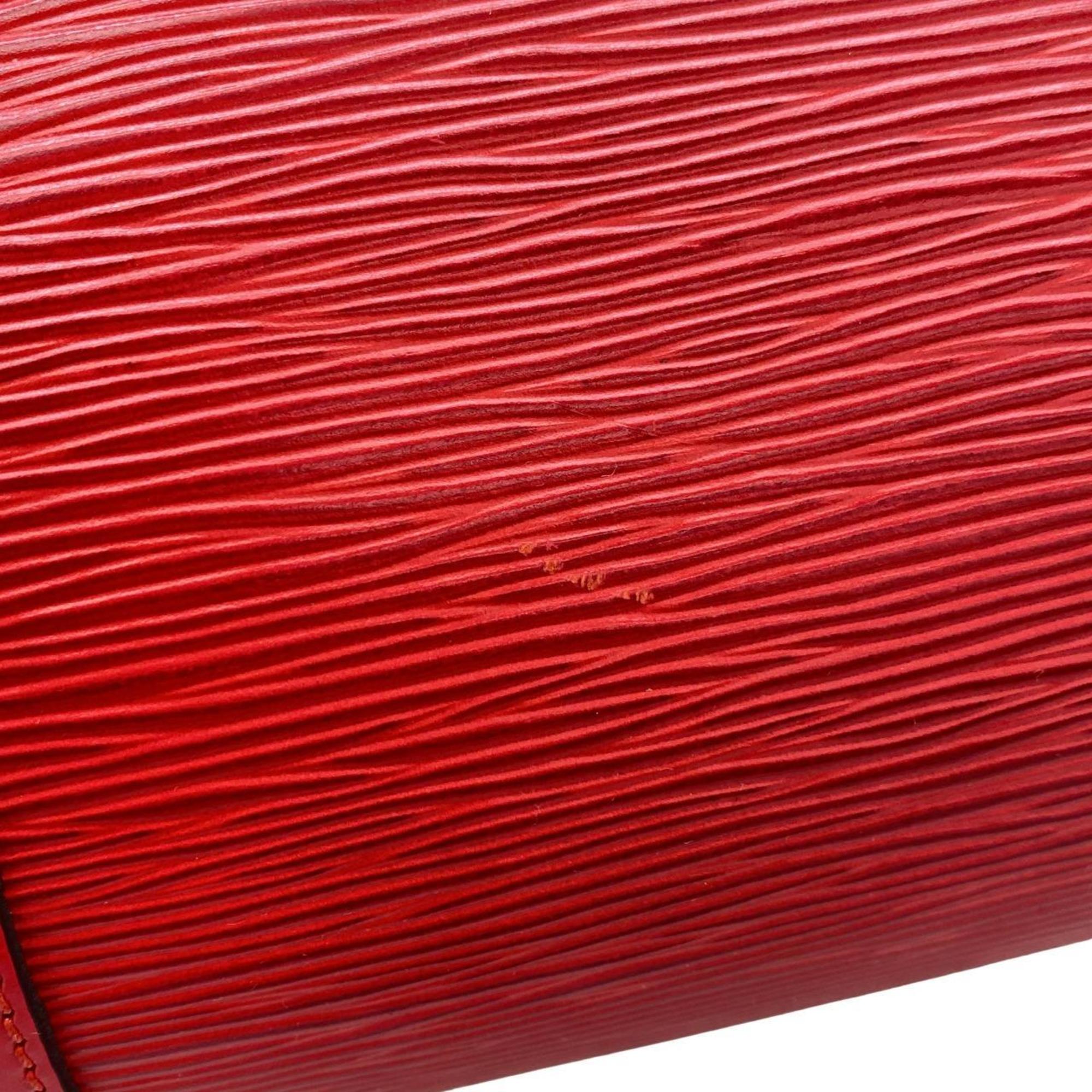 Louis Vuitton Red Color Leather Handbag