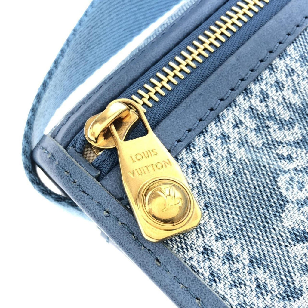 Louis Vuitton Blue Denim Canvas Shoulder Bag