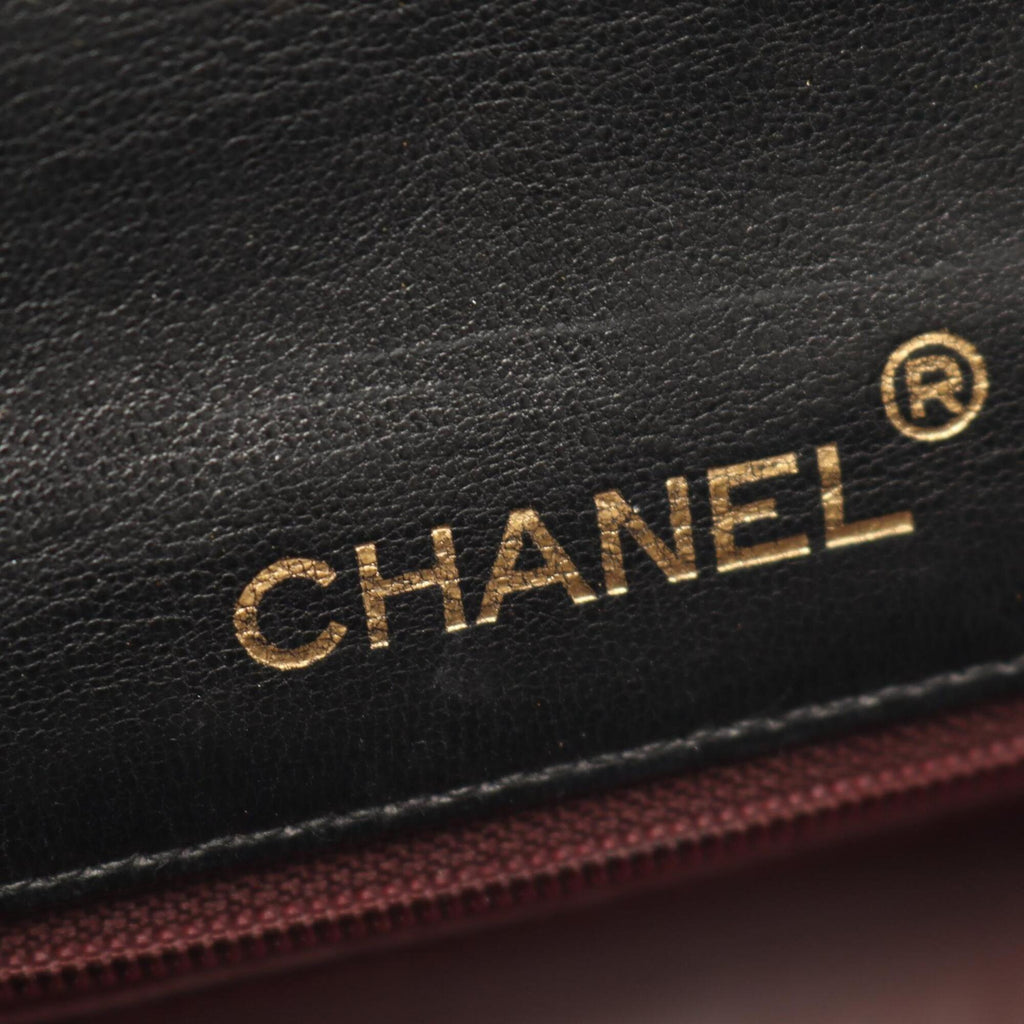 Chanel Black Leather Handbag Shoulder Bag
