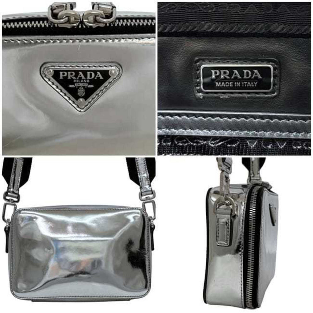 Prada Black Leather Shoulder Bag