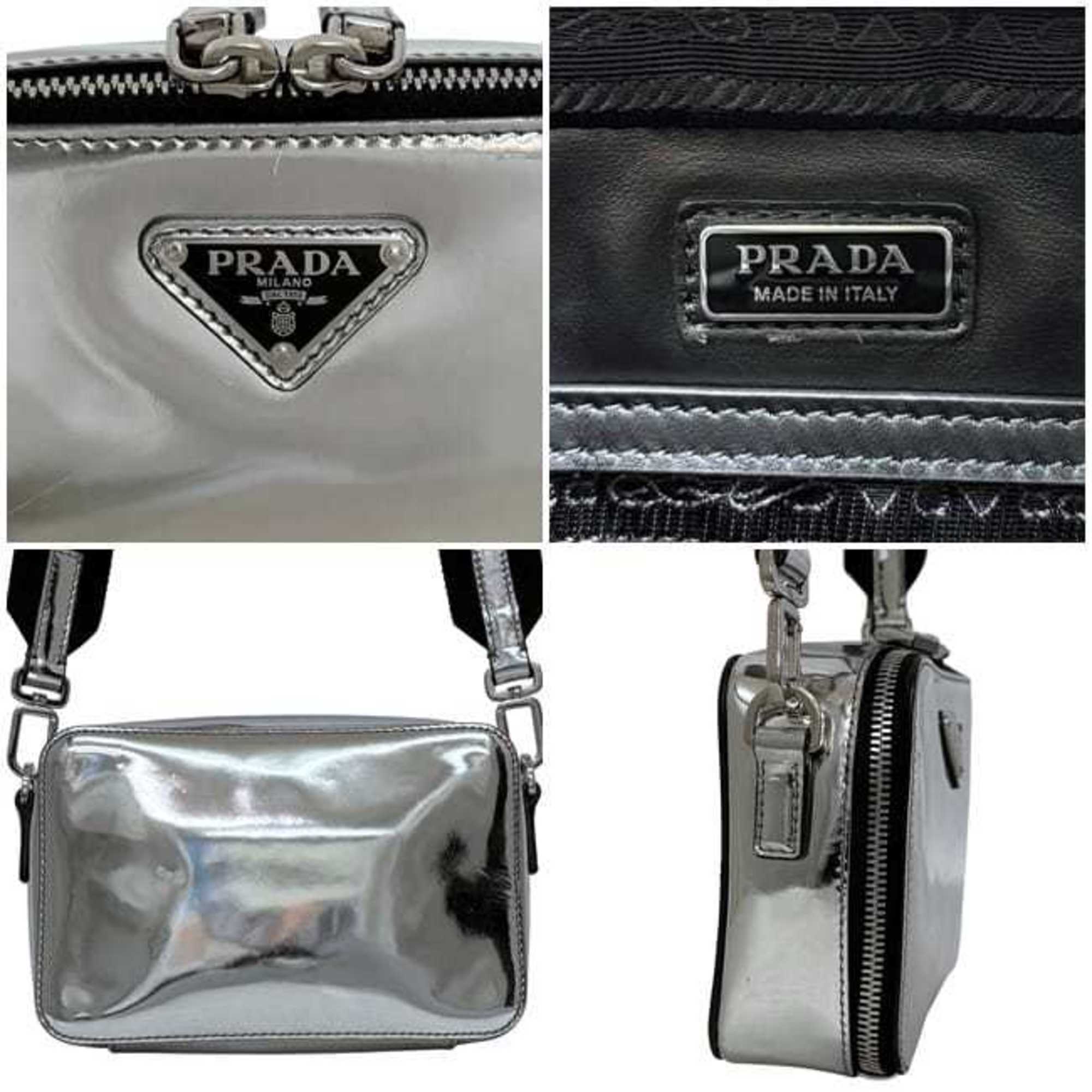 Prada Black Leather Shoulder Bag