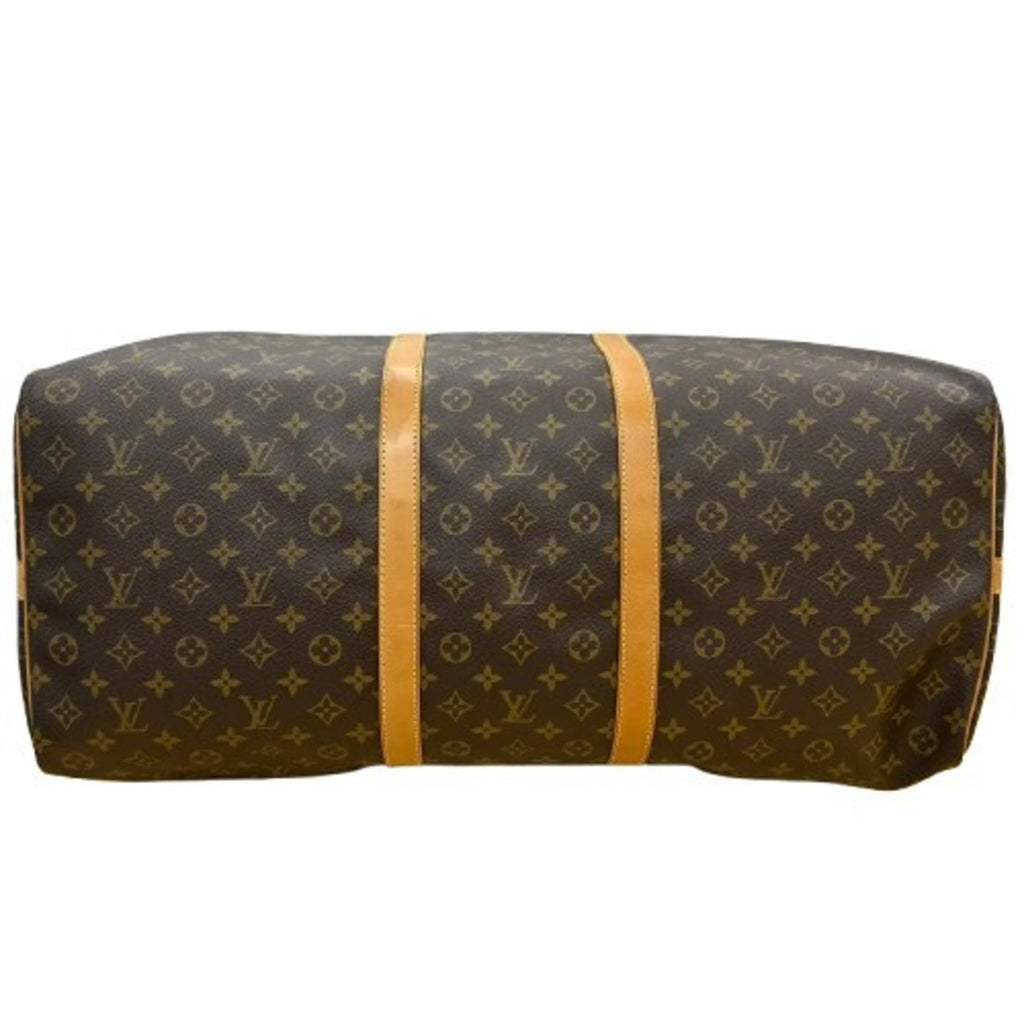 Louis Vuitton Monogram Brown Pvc Leather Boston Bag