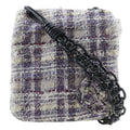 Chanel Purple Tweed Shoulder Bag