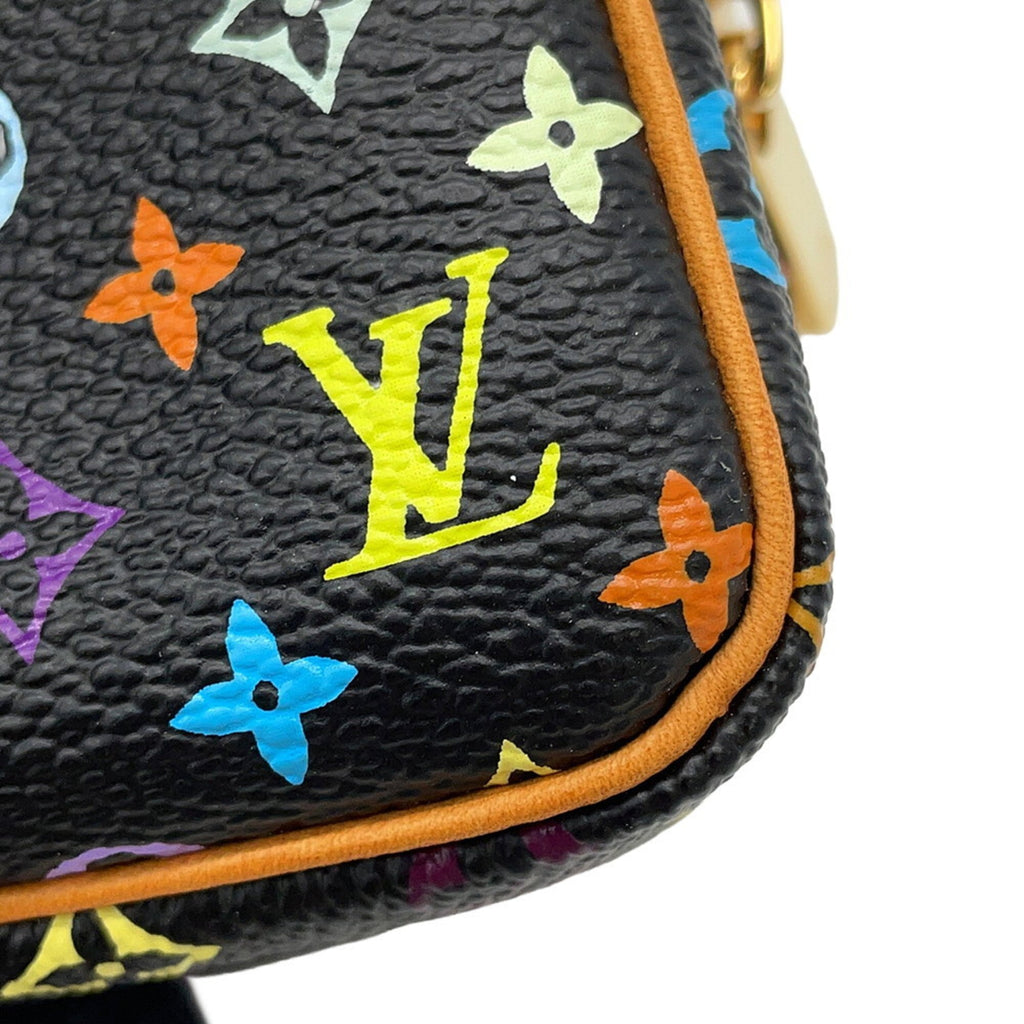 Louis Vuitton Brown Noir Monogram Multicolore Pouch
