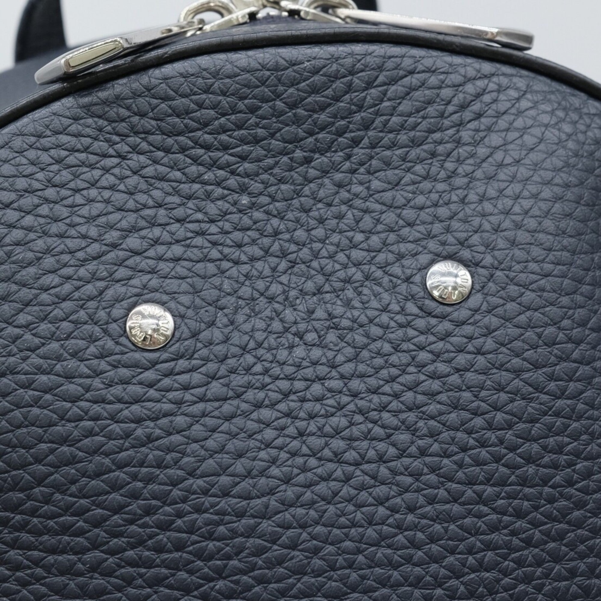 Louis Vuitton Dark Navy Leather Backpack