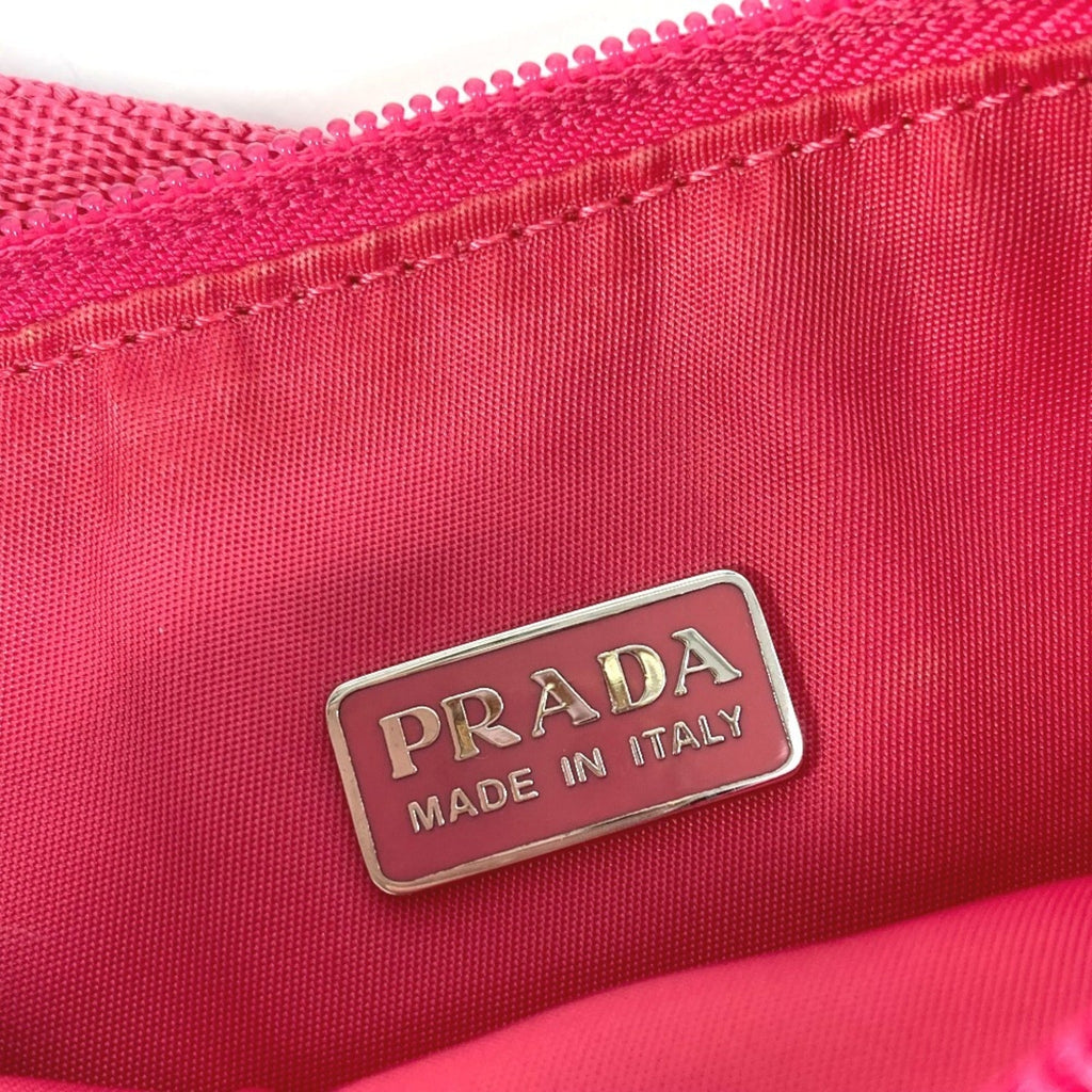 Prada Pink Nylon Handbag Shoulder Bag