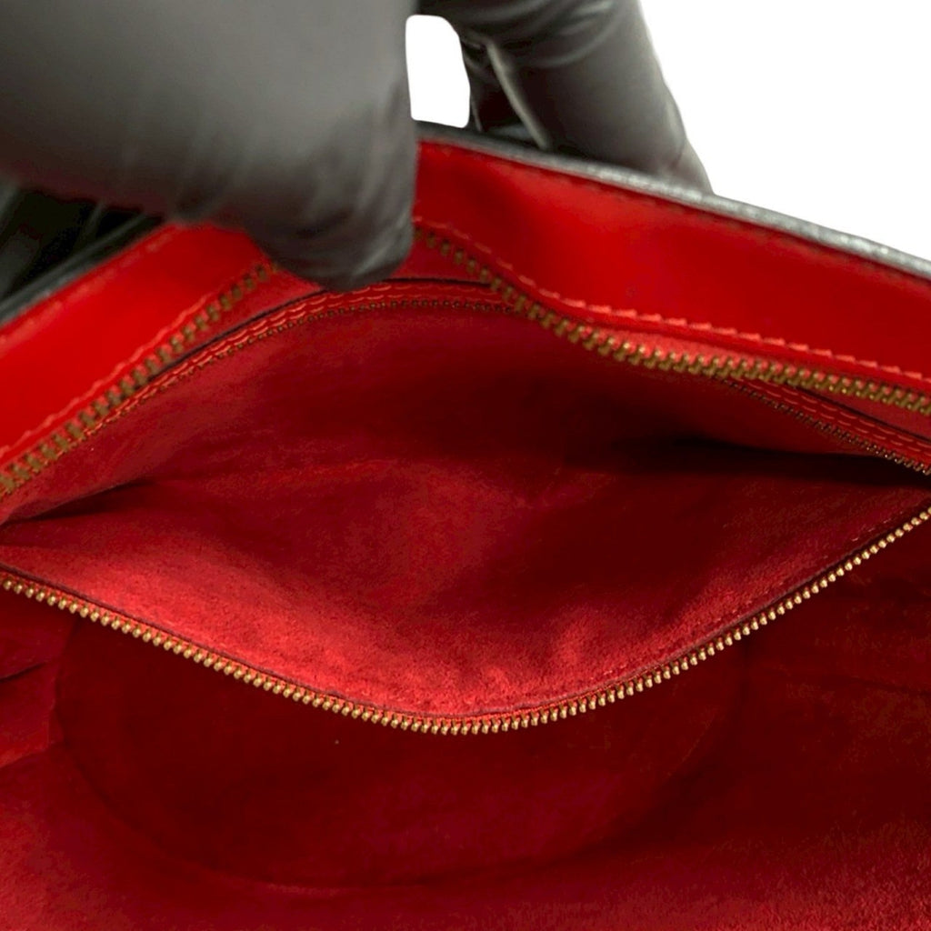 Louis Vuitton Red Color Epi Leather Tote Bag